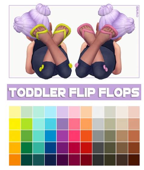 sims 4 flip flops for kids